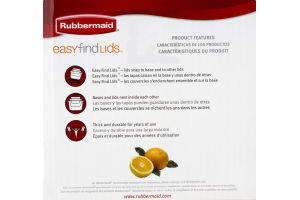 Rubbermaid Easy Find Lids Food Storage Containers - 18 CT