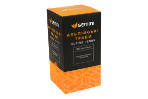 Чай травяной Альпийские травы Gemini в/с к/у 25х1.5г