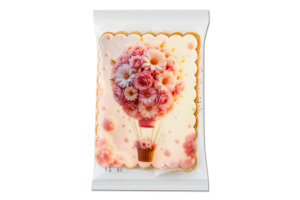 Пряник Весняне натхнення оздоблений цукровою масою з білим шоколадом 70г Добряк