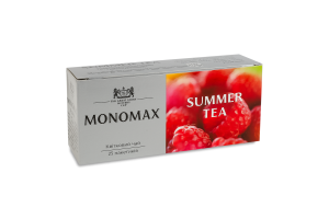 Бленд чая измельченного цветочного каркаде с ягодами и ароматом малины Summer Tea Monomax к/у 25х2г