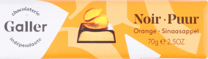 Батончик Galler з начин з апельсина у чорн шокол
