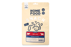 Ласощі д/собак Печінка яловича 80г Home Food