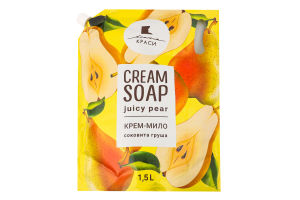 Крем-мило рідке Зволожуюча груша з гліцерином 1,5л д/п Лінія краси