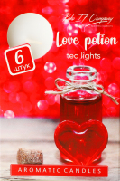 Свічка чайна ароматична Love potion Троянда 80г 6шт Пако ІФ