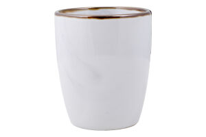 Чашка Marmo 390мл біла кераміка Ardesтo