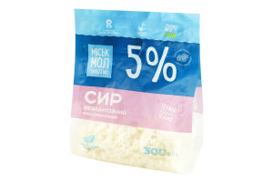 Творог 5% безлактозный Міськмолзавод №1 м/у 300г