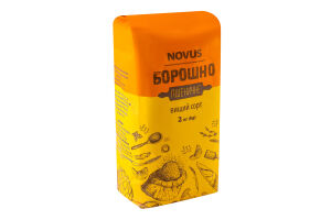 Борошно пшеничне Novus в/с м/у 2кг