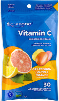 CareOne Supplement Drops Vitamin C Assorted Flavors - 30 CT