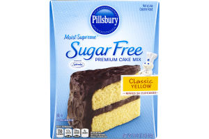 Pillsbury Moist Supreme Sugar Free Premium Cake Mix Classic Yellow