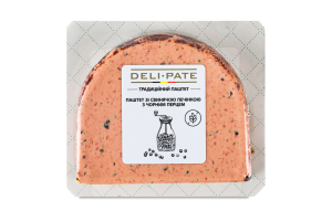 Паштет Deli Pate зі свинячою печінкою,чорним перц