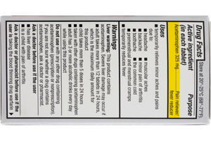 CareOne Pain Relief Regular Strength Pain Reliever-Fever Reducer - 100 CT