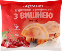 Вареники замороженные С вишней Novus м/у 400г