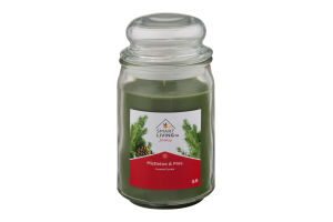 Smart Living Holiday Scented Candle Mistletoe & Pine
