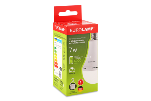 Лампа светодиодная со встроенным аккумулятором 7w E27 Eurolamp 1шт