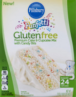 Pillsbury Funfetti Gluten Free Premium Cake & Cupcake Mix with Candy Bits