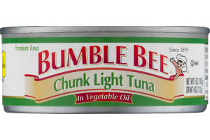 Bumble Bee Chunk Light Tuna In Vegetable Oil