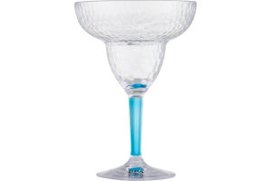 Smart Living Summer SL MS 12oz Hammer Margarita Glass W Color Stem