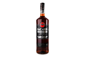 Ром 1л 40% темный Премиум Carta Negra Bacardi бут