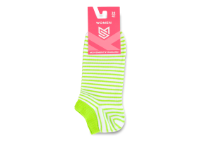 Шкарпетки жіночі MovementStandard №MS M0118S 073 39-41 білий-салатовий
