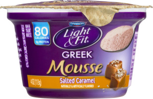 Dannon Light & Fit Greek Mousse Nonfat Yogurt Salted Caramel