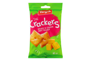 Крекер со вкусом сыра Чеддер The Crackers Yarych м/у 80г