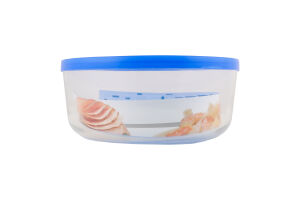 Ємність д/продуктів Іглу 2,5л скло d21,5см Боргоново