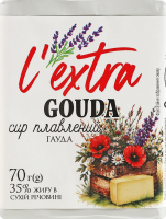 Сыр плавленый 35% Гауда L'extra м/у 70г