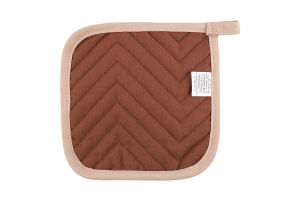 Прихватка Суцвіття бежево-шоколадна напівпанама 20*20см Homeline