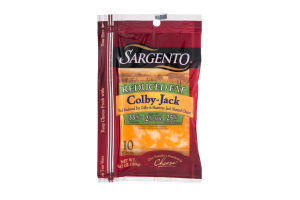 Sargento Reduced Fat Colby-Jack Cheese Slices - 10 CT
