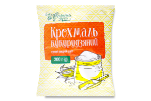 Крохмаль Українська зірка 200 г пак. Кукурудзяний