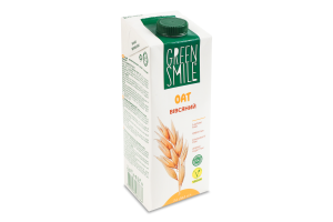 Напиток овсяный ультрапастеризованный обогащенный кальцием Green Smile т/п 1л