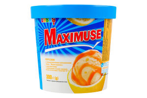 Мороженое 10% с наполнителями и крошками печенья Лимон-медовая карамель Maximuse Laska ст 300г