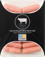 Сосиски з смачною скоринкою 1г 300г газ/уп O'Meat