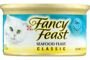 Fancy Feast Seafood Feast Classic Gourmet Cat Food