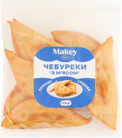 Чебуреки замороженные жареные с мясом Makey м/у 470г