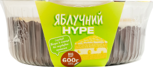 Торт бісквітний Яблучний Hype ТОВ Бріошь п/у 600г