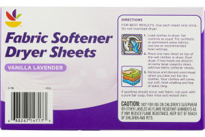 Ahold Fabric Softener Sheets Vanilla Lavender - 120 CT