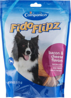 Companion FidoFlipz Dog Treats Bacon & Cheese