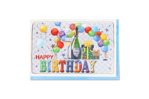 Листівка Happy.com POP-UP 3D Happy Birthday конвер