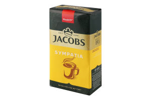 Кофе натуральный жареный молотый Симпатия Jacobs м/у 250г