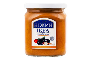 Икра из баклажанов Украинская Ніжин с/б 450г