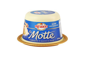 Масло кислосливочное 82% с кристаллами морской соли La motte President п/у 250г