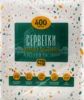 Серветки Суббота 400 шт. Білі