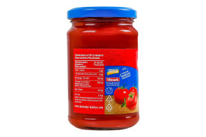 Паста томатная 25% натуральная пастеризованная Маленький кухар в/с с/б 300г