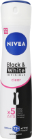 Антиперспірант Прозорий Чорне та біле Невидимий Nivea 150мл