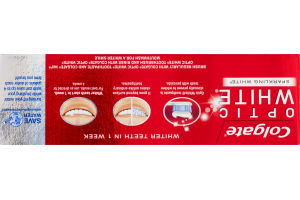 Colgate Optic White Anticavity Fluoride Toothpaste Sparkling White