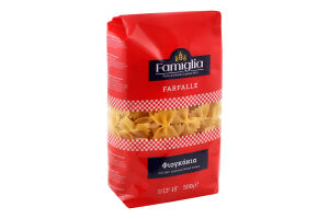 Изделия макаронные из твёрдых сортов пшеницы Farfalle Famiglia м/у 500г