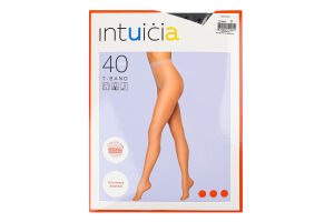 Колготки жіночі Intuicia T-Band 40den 2 чорний