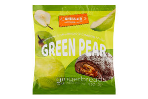 Пряники с начинкой со вкусом груши Київхліб м/у 250г