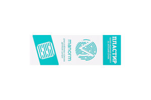 Пластир першої медичної допомоги на нетканій основі 19*72мм 10шт Манорм